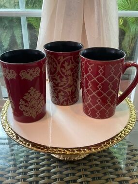 Mikasa Gourmet Basics Mugs 3 Total